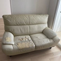 【急募】【あげます】【0円】ソファ 2人掛けソファの画像