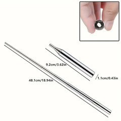 【新品】ふいご 火吹き棒 火起こし 焚き火 送風機 バーベキュー 暖炉 炭 薪 ステンレス 耐久性 伸縮性 コンパクト携 帯 キャンプ アプトドア 登山の画像