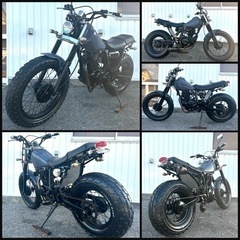 ★ヤマハ TW200★ おしゃれカスタム 人気車種 早い者勝ち 2JL キャブレター 空冷 4サイクル FTR 250TR オフロード スカチューン DG07Jの画像