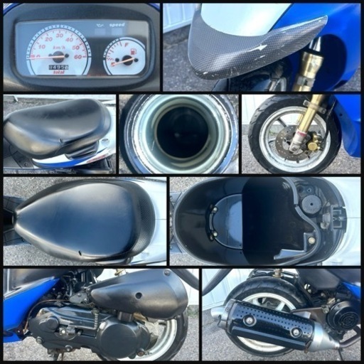 ★スズキ ZZ★ 人気車種 早い者勝ち 原付 CA1PB ディスクブレーキ インチアップスポーツ 50cc スクーター ZX セピア DIO JOG CA1PA