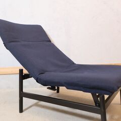 無印良品(MUJI)のリクライニング機能付きのラウンジソファ＆オットマン