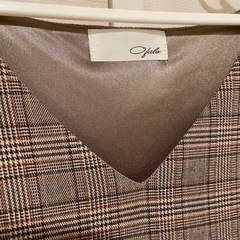 秋冬　ワンピース　ジャンスカ　レディースの画像
