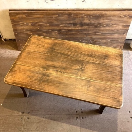 《売約済》【武蔵小山店】　ちゃぶ台　時代　テーブル 座卓 ローテーブル 折りたたみ　和家具　昭和　レトロ　家具　?Lumberroom