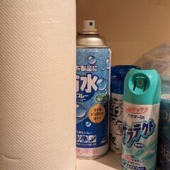 新品折畳み傘、ティッシュ、キッチンペーパー、掃除用品など