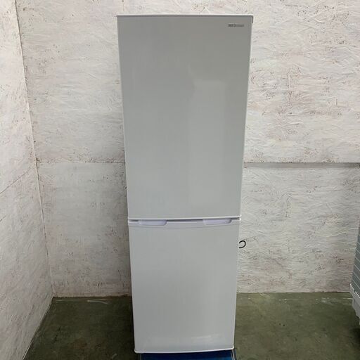 【IRIS OHYAMA】 アイリスオーヤマ ノンフロン冷凍冷蔵庫 2ドア 容量162L 冷凍室62L 冷蔵庫100L AF162-W 2019年製