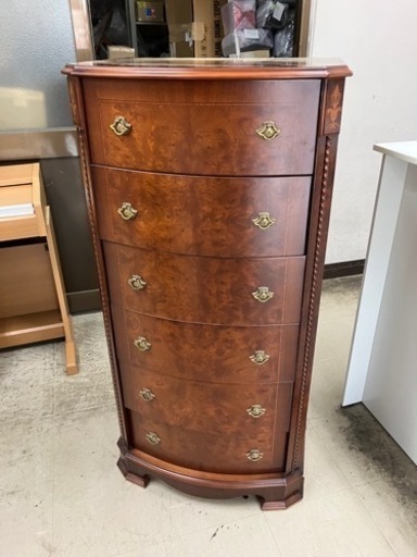 取引場所 南観音 ロ2403-328 6段アンティーク風チェスト 汚れ キズあり