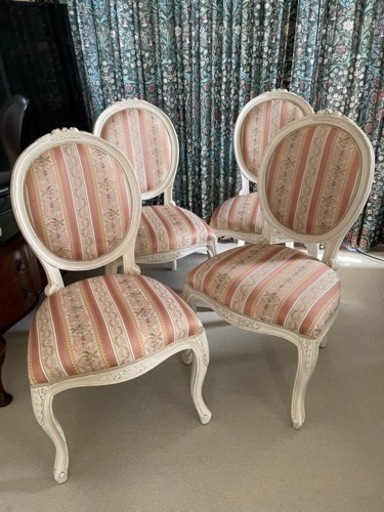 ロココ調家具 椅子 ダイニング　チェア