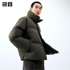 ユニクロ ダウン カーキ