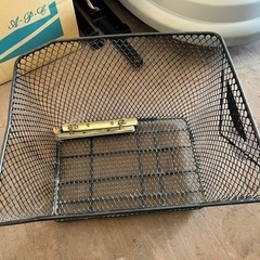 自転車カゴ　前後の画像
