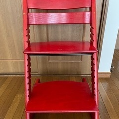 【お取引中］トリップトラップ　ストッケ　レッド　