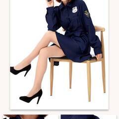 【新品・未使用】JOMA-E Shop　 コスプレ ポリス レディース ハロウィン 衣装 コスチューム ミニスカポリス 警官 婦警 キュート ポリス 仮装 大人 の画像