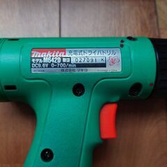 Makita　充電式ドライバドリル　M642Dの画像