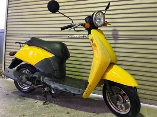 【売約済】実働 BT新品 バリ溝 ホンダ AF61 トゥデイ 4スト 原付 バイク スクーター イエロー