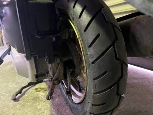 【売約済】実働 BT新品 バリ溝 ホンダ AF61 トゥデイ 4スト 原付 バイク スクーター イエロー