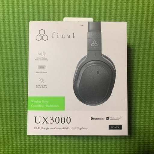 ワイヤレスヘッドホン(final UX3000)