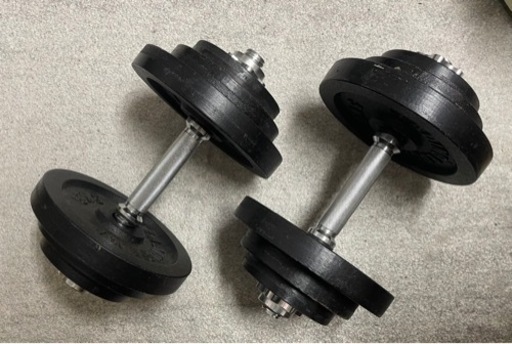 ダンベルセット　20kg×2  スポーツ フィットネス、トレーニング