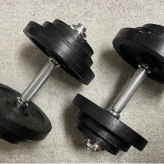  ダンベルセット　20kg×2  スポーツ フィットネス、トレーニングの画像