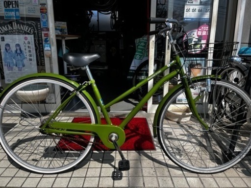 アアサヒの27インチシティバイク イノベーションファクトリー、整備済みの中古です。