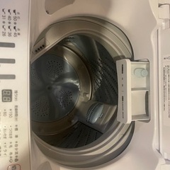 大変多くの方からメッセージ頂きありがとうございました。返信ができていない方すみません。お譲り先が決まりました【無料】3月25日か26日の夜に、家の中まで引取り可能な方のみ　ハイセンス　Hisense 洗濯機　hw-G55A-414W 2019年製の画像