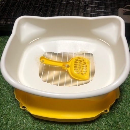 キャットケージ　三段　給水器　爪研ぎ固定金具　猫トイレ　セット