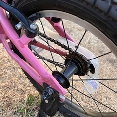 MARIN （マリン）16インチ　キッズ　自転車　マット・ピンク　補助輪の画像
