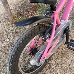 MARIN （マリン）16インチ　キッズ　自転車　マット・ピンク　補助輪の画像
