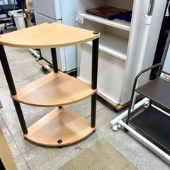 コーナーラック 3段 ラック カラーボックス 収納棚 中古 