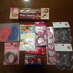 未使用 クッキー型 2セット お弁当おかずカップ バラン ワック...