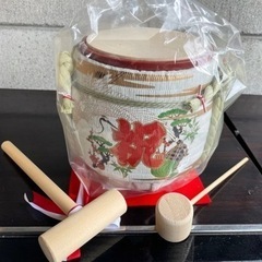 ミニ鏡開きこも樽　和ごころ　祝　福　寿　もございます。　複数ございます