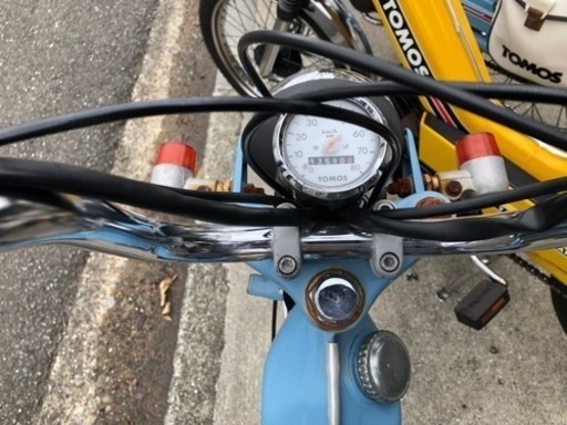 トモス　TOMOS tomos スカイブルー　純正