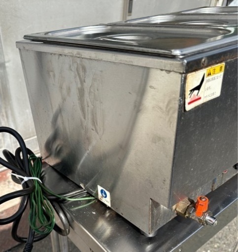 【動確済み】ニチワ 業務用 電気卓上ウォーマー TEW-BY ヨコ型 フードウォーマー 100V 湯煎器 スープウォーマー 厨房機材 