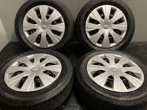 【DUNLOP EC202 175/65R15】夏タイヤ【トヨタ カローラフィールダー/カローラアクシオ 純正ホイール 15インチ 5J4HPCD100+45】　(VTH871)