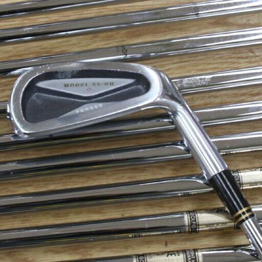 名器 BRIDGESTONE MODEL 55-HM FORGED 飯合肇モデル アイアン 2I-9I P P/S S 11本セット 