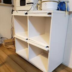 受け渡し予定者決まりました！食器棚、本棚、(中古品) 無料で差し上げます。の画像