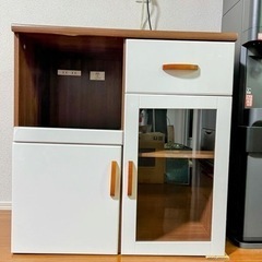 レンジ台、食器棚