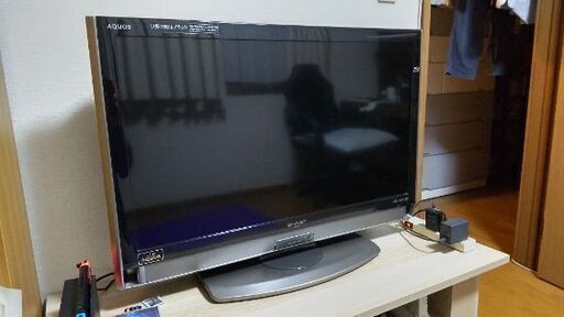 液晶テレビ シャープ AQUOS LC-32DX3 完動品(BD/DVD動作確認済み) + DVDプレーヤー AVOX ADS-1180SW