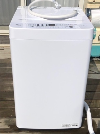 【取引決定】2020年式 5.5kg Hisense 洗濯機 HW-T55D 家電 生活家電 洗濯機