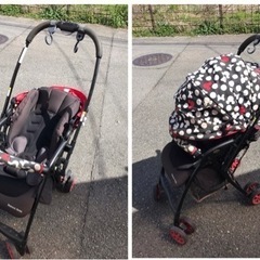 アップリカ/a型／ディズニーベビーカー　中古　動確品
