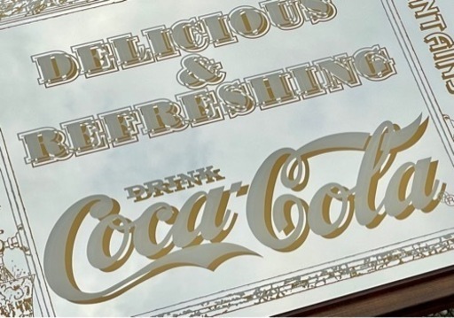 レア ！新品！正規コカコーラ パブミラー (62.5cmX48cm)