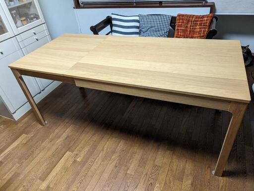 IKEA EKEDALEN120/180x80 伸長式テーブル