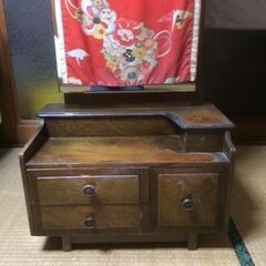 ★無料★着付け用鏡台★昭和レトロ★の画像