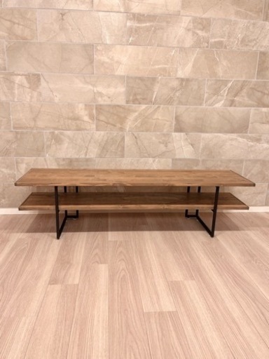 ニトリ　テレビボード幅150cm　パイン材無垢