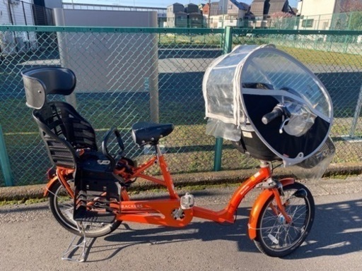 【週末お値下げ】?電動なし子乗せ自転車　ふらっかーず　後ろ乗せつき⭐️