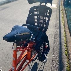 【週末お値下げ】🌟電動なし子乗せ自転車　ふらっかーず　後ろ乗せつき⭐️の画像