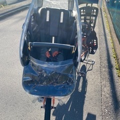 【週末お値下げ】🌟電動なし子乗せ自転車　ふらっかーず　後ろ乗せつき⭐️の画像