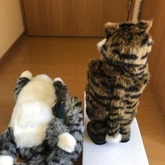 おもちゃ　踊る猫　　笑いながら転がる猫　猫　ジャンク　の画像