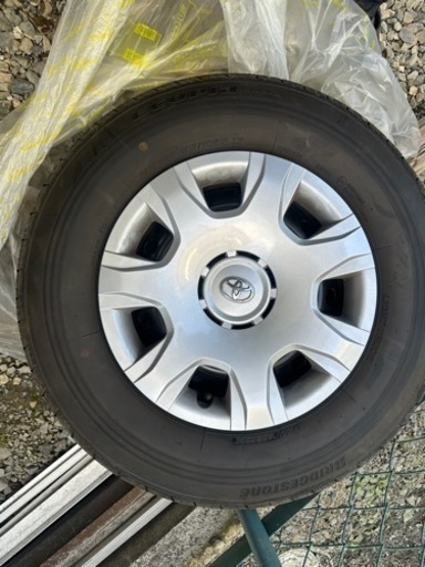 195/80R/15  ハイエース　ノーマルタイヤ　夏タイヤ　純正　ホイールセット　ハイエース