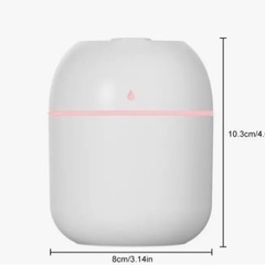 加湿器 ミニ ホワイト USB アロマ 静か かわいい お洒落 ...