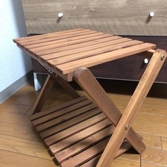 値下げしました✨【おしゃれサイドテーブル/キャンプラック】