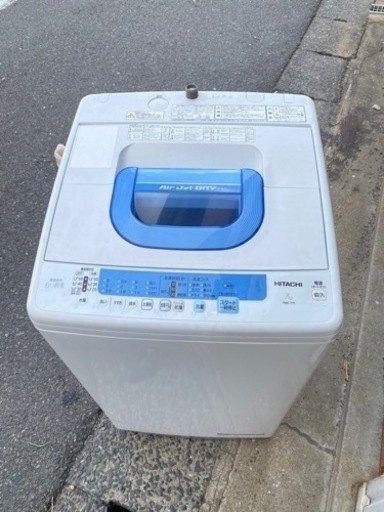 北九州市内配送無料　保証付き　 7.0kg 全自動洗濯乾燥機 日立 NW-T71
